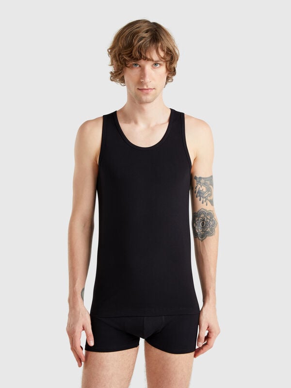 Tanktop aus Stretch-Bio-Baumwolle Herren