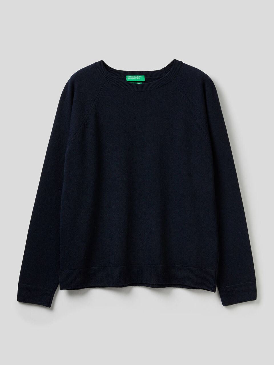 Pullover mit Rundausschnitt in einer Mischung aus Wolle und Cashmere image number 1