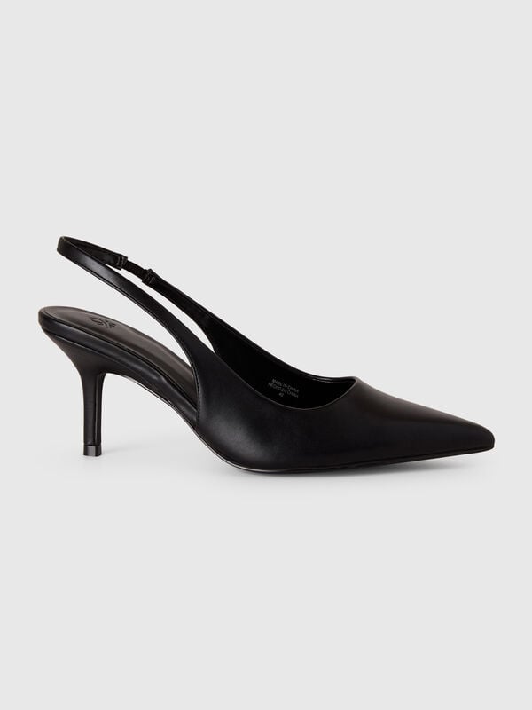 Schwarze Pumps mit Absatz Damen