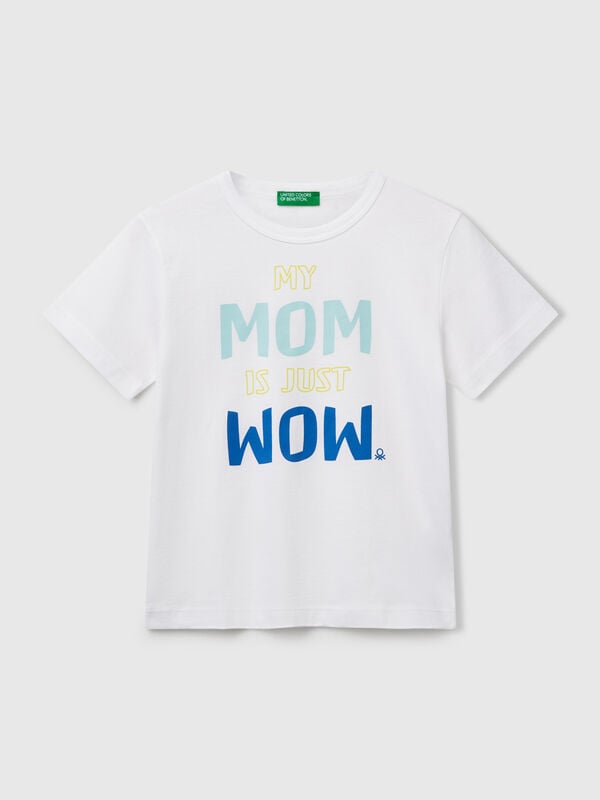 T-Shirt aus Bio-Baumwolle mit Aufdruck Jungen