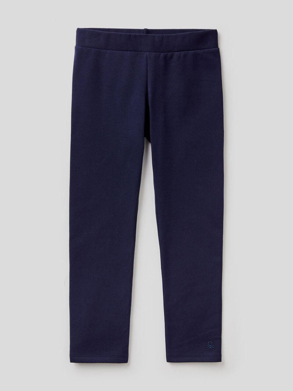 Einfarbige Leggings aus Sweatstoff image number 1