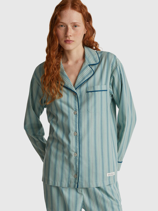 Gestreifte Pyjamajacke Gestreifte Pyjamajacke Damen