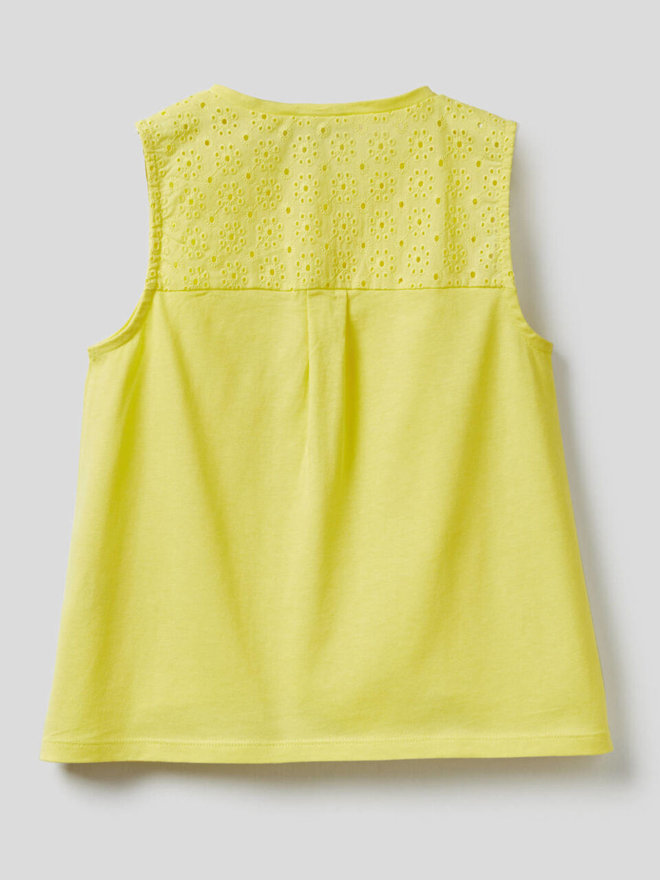 Ärmellose Bluse aus 100% Baumwolle image number null