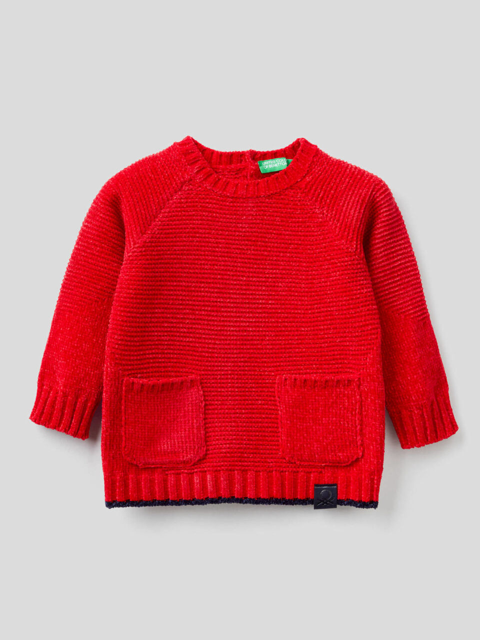 Pullover aus Chenille mit Taschen image number 1