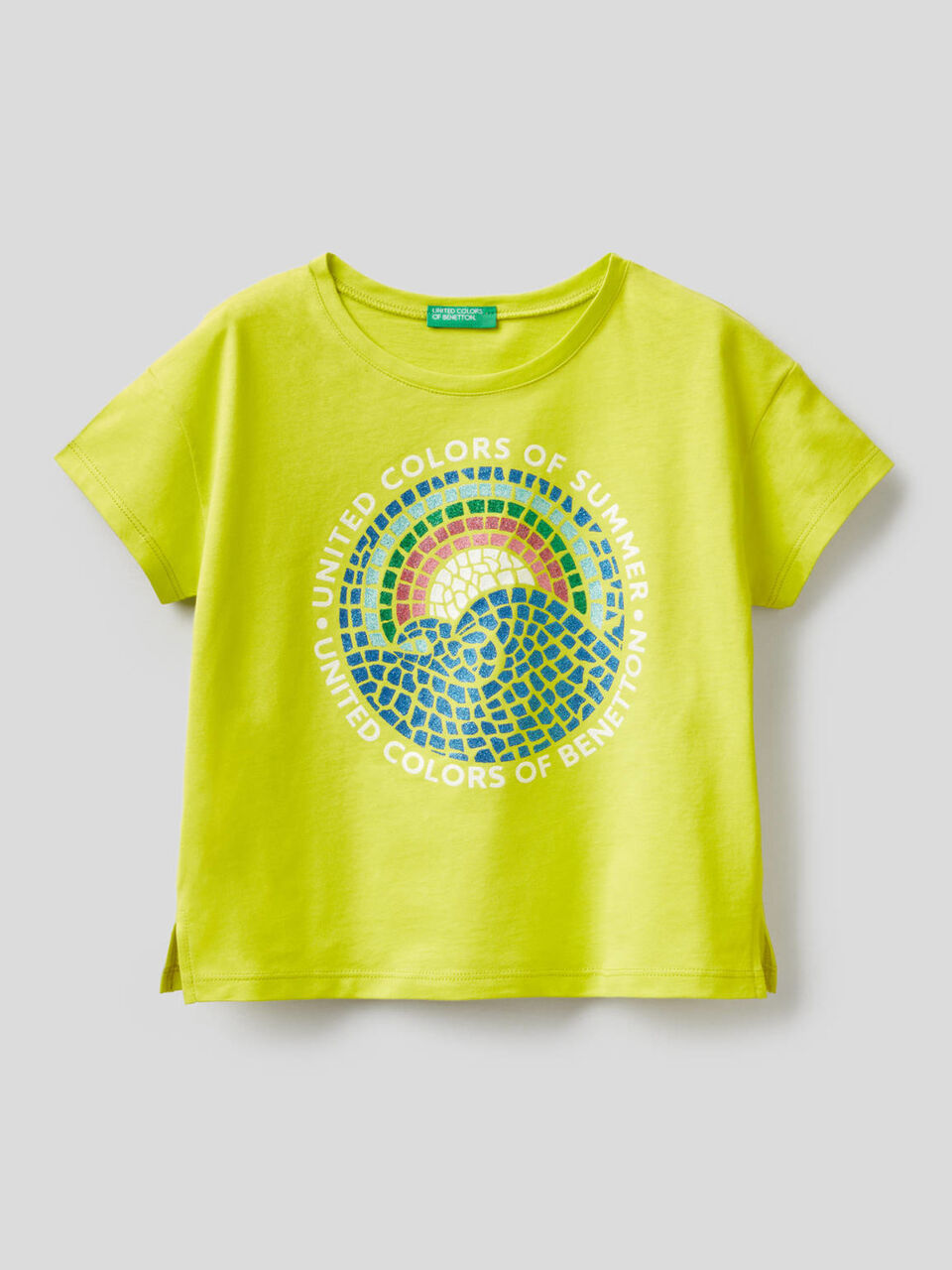 T-Shirt mit Glitter-Print image number 1