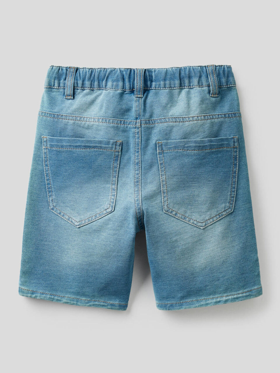 Bermuda aus Sweatstoff mit Denim-Effekt image number 2