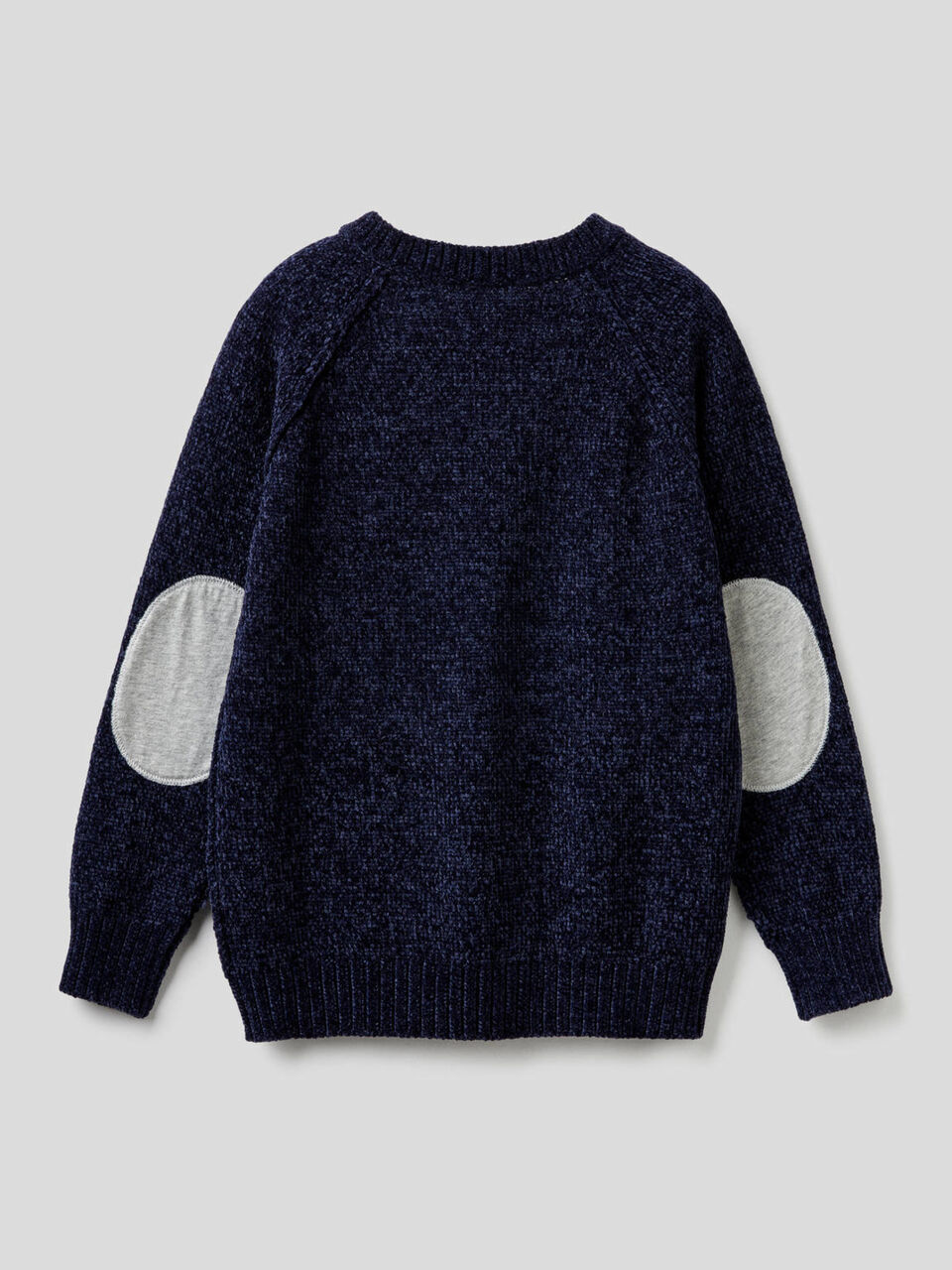 Pullover aus Chenille mit Details in einer Kontrastfarbe image number 2