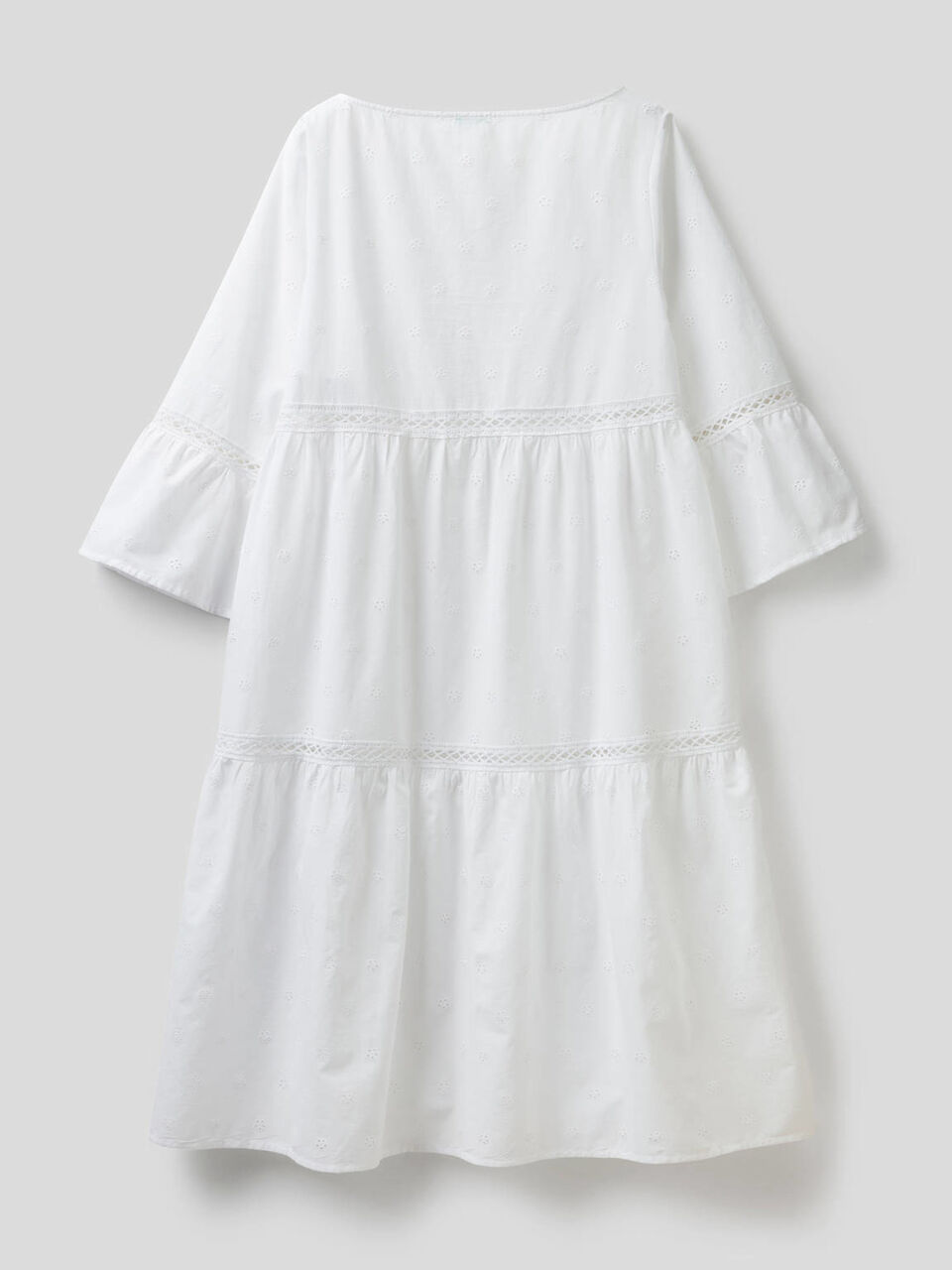 Kleid aus Lochspitze in reiner Baumwolle image number 2