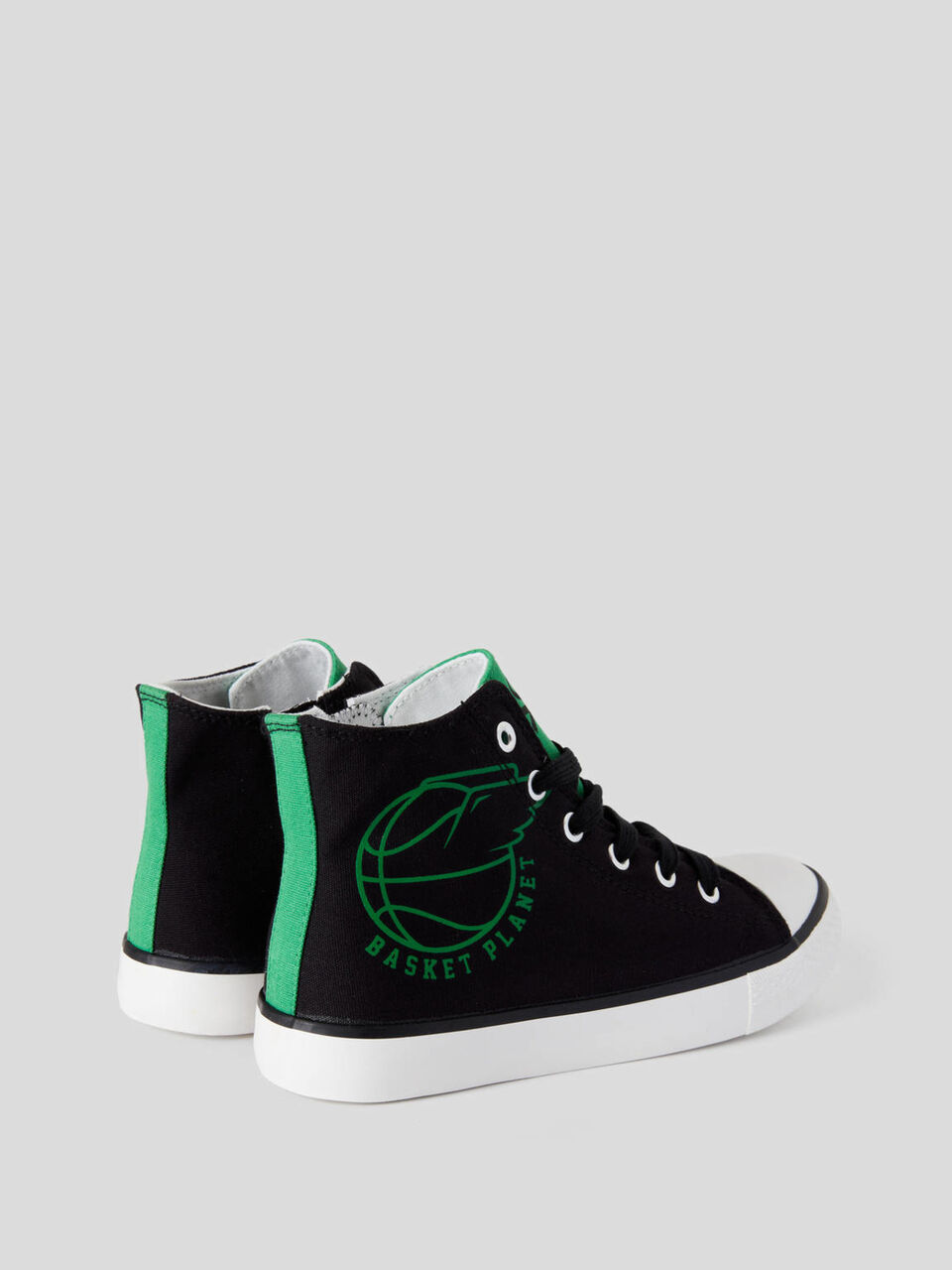 Hohe Sneakers mit Print image number 2