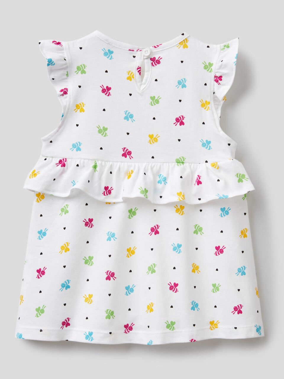 Kleid aus 100% Baumwolle mit Rüsche image number 2