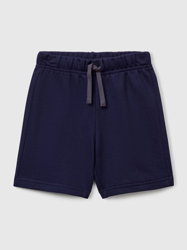 Bermudashorts aus Baumwollfleece Jungen