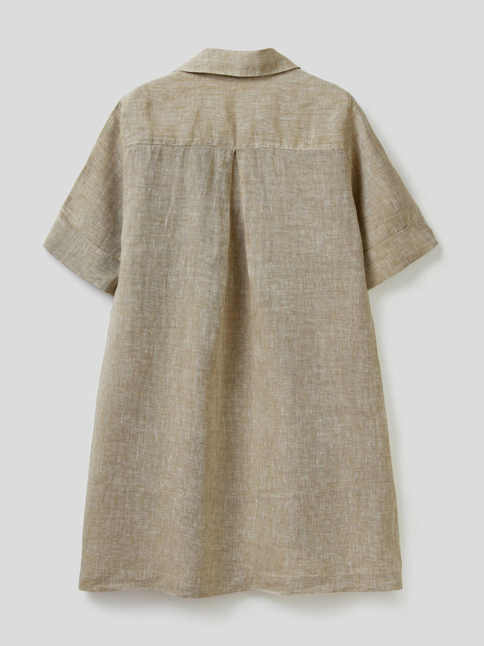 Kurzes Kleid aus 100% Leinen image number null