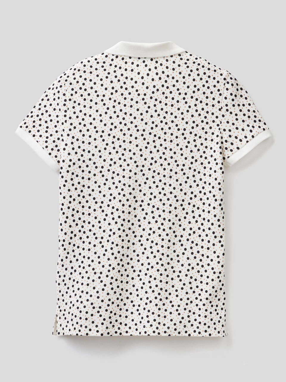 Polo mit Print aus stretchiger Baumwolle image number 2