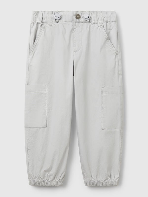 Fallschirmhose aus Stretch-Baumwolle Jungen