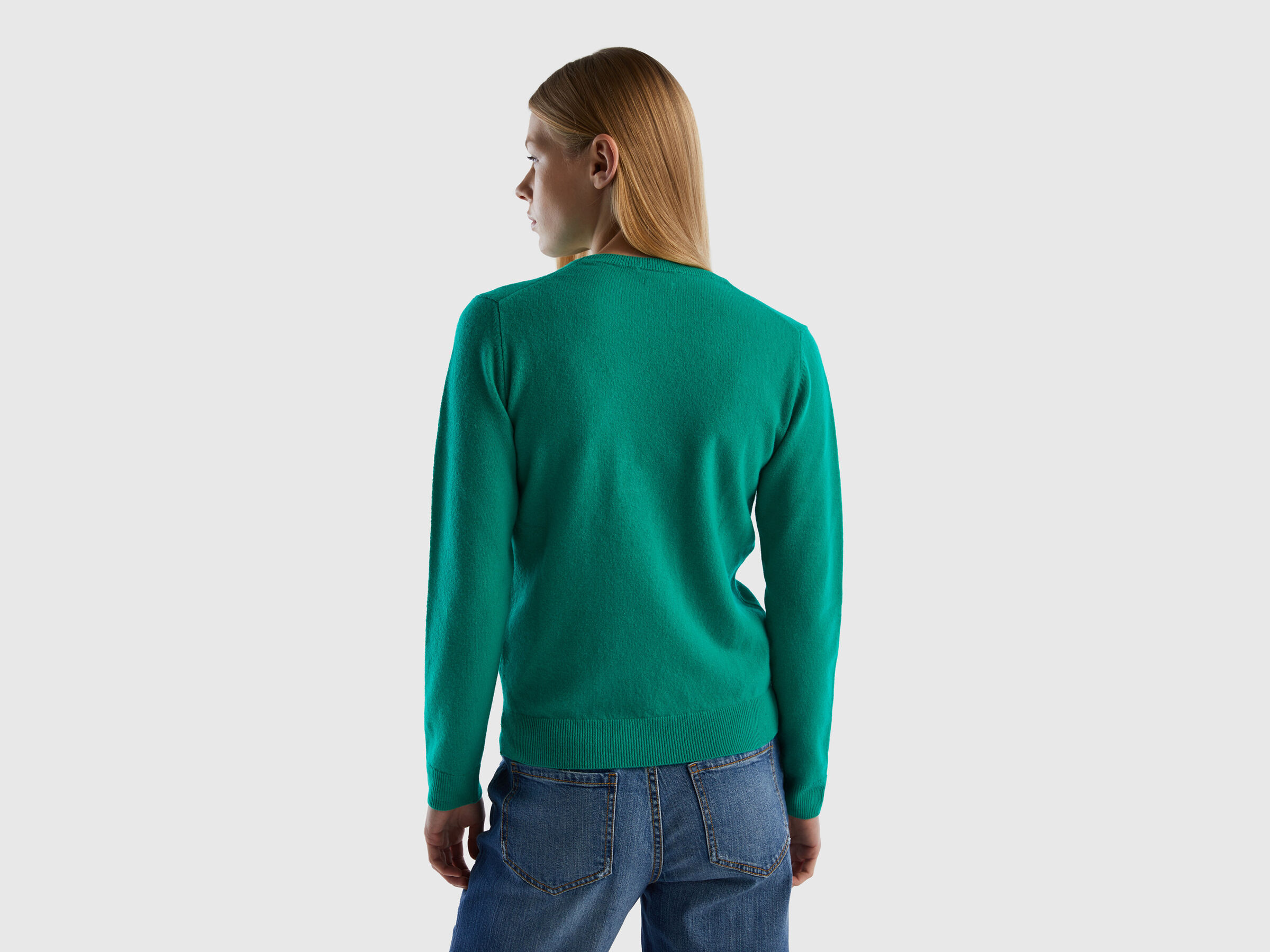 Pullover aus reiner Schurwolle mit Rundausschnitt image number 2