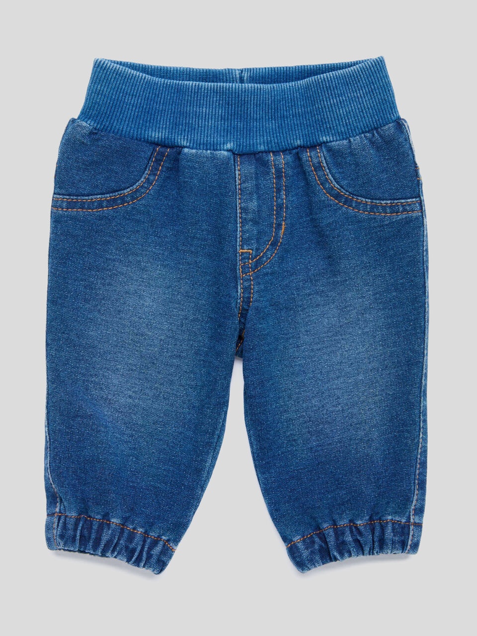 Stretchige Hose mit Denim-Effekt image number 1