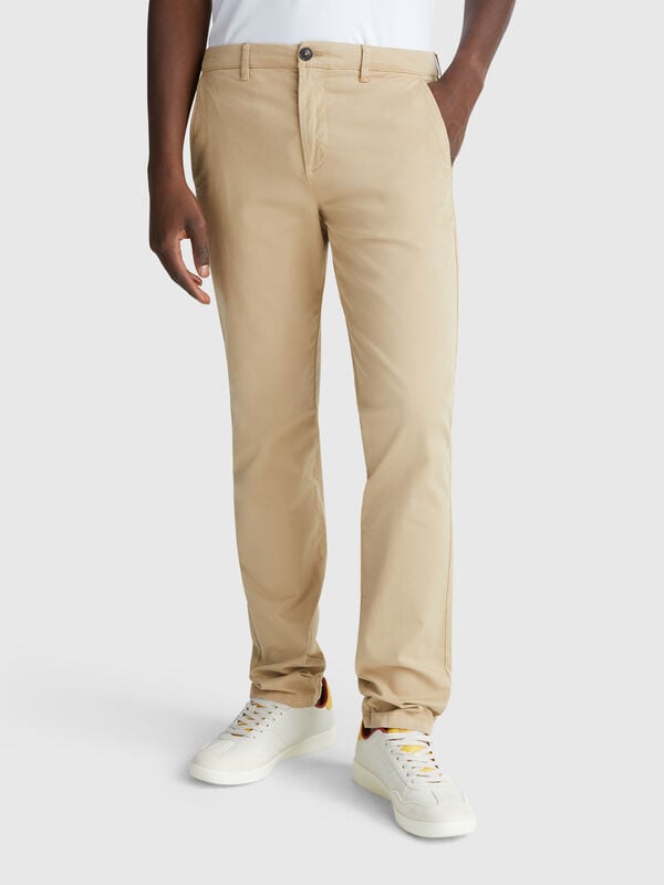 Slim Fit Chinos aus Baumwolle Herren