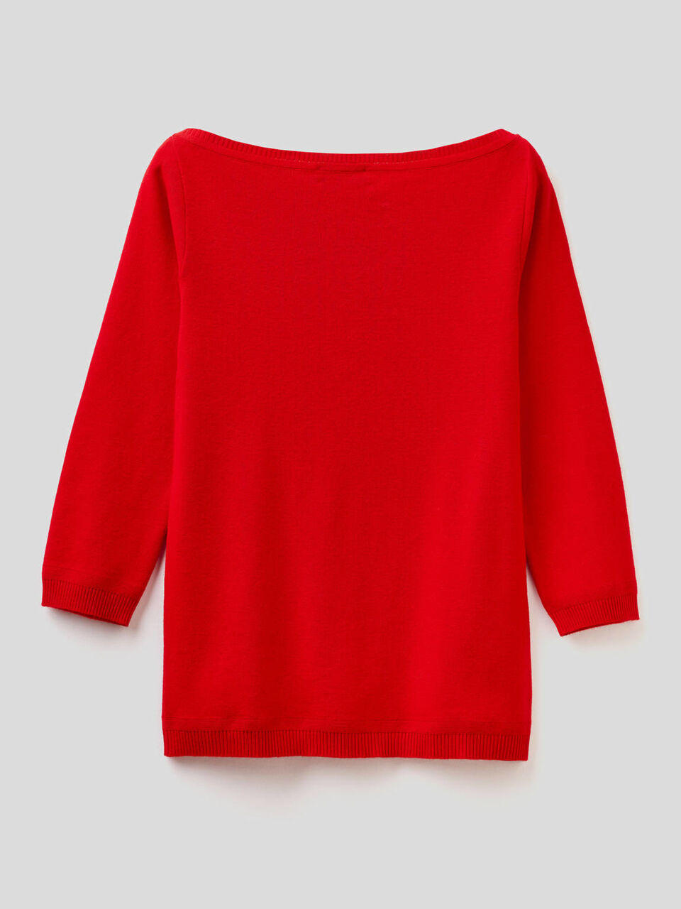 Pullover aus 100% Baumwolle mit U-Boot-Ausschnitt image number 2