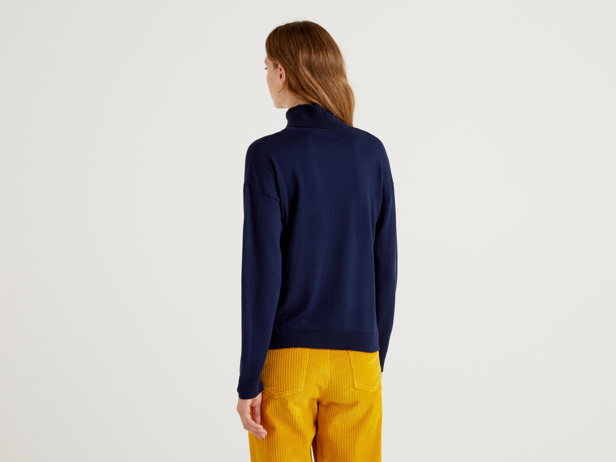 Rollkragenpullover aus Baumwolle und Modal® image number 2