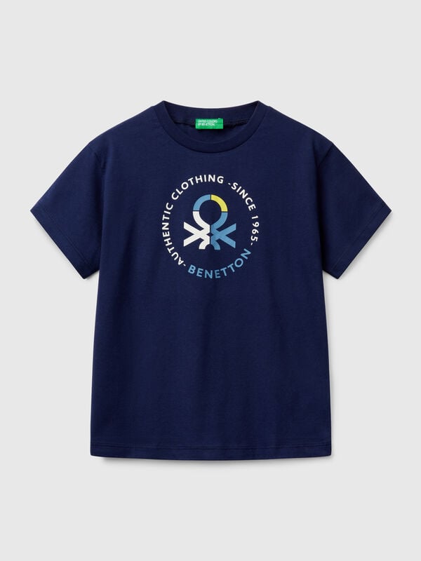 Kurzarm-T-Shirt aus 100% Baumwolle Jungen
