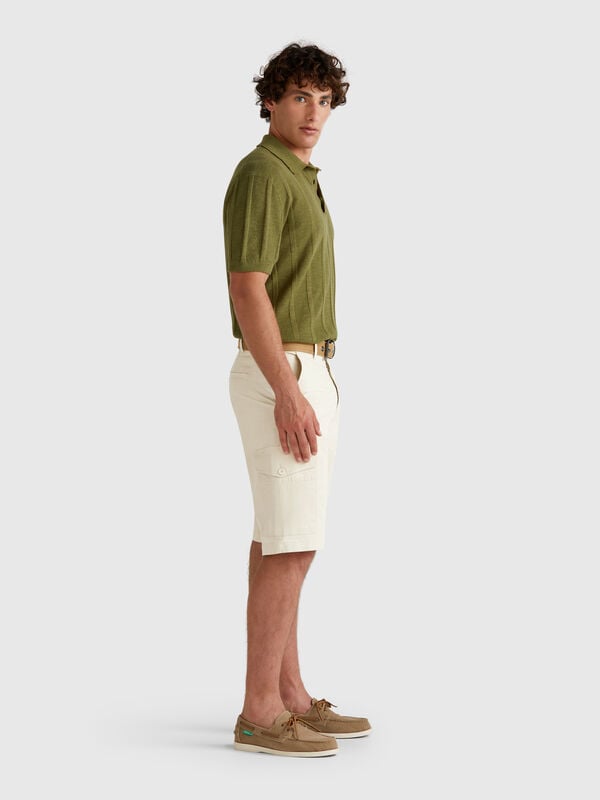 Cargoshorts aus reiner Baumwolle Herren