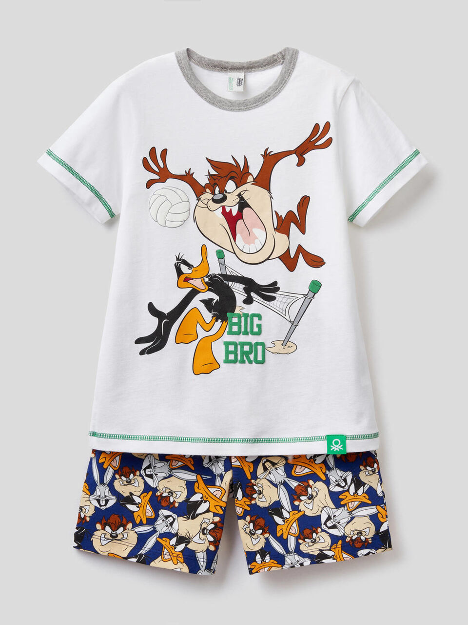 Kurzer Pyjama mit Print Looney Tunes image number 1