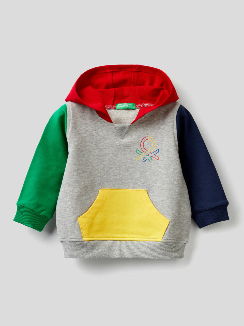 Sweatshirt aus stretchiger Baumwolle mit Kapuze image number 1