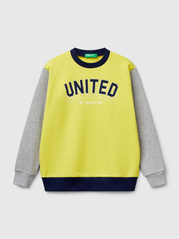 Sweatshirt aus reiner Baumwolle mit Aufdruck Jungen