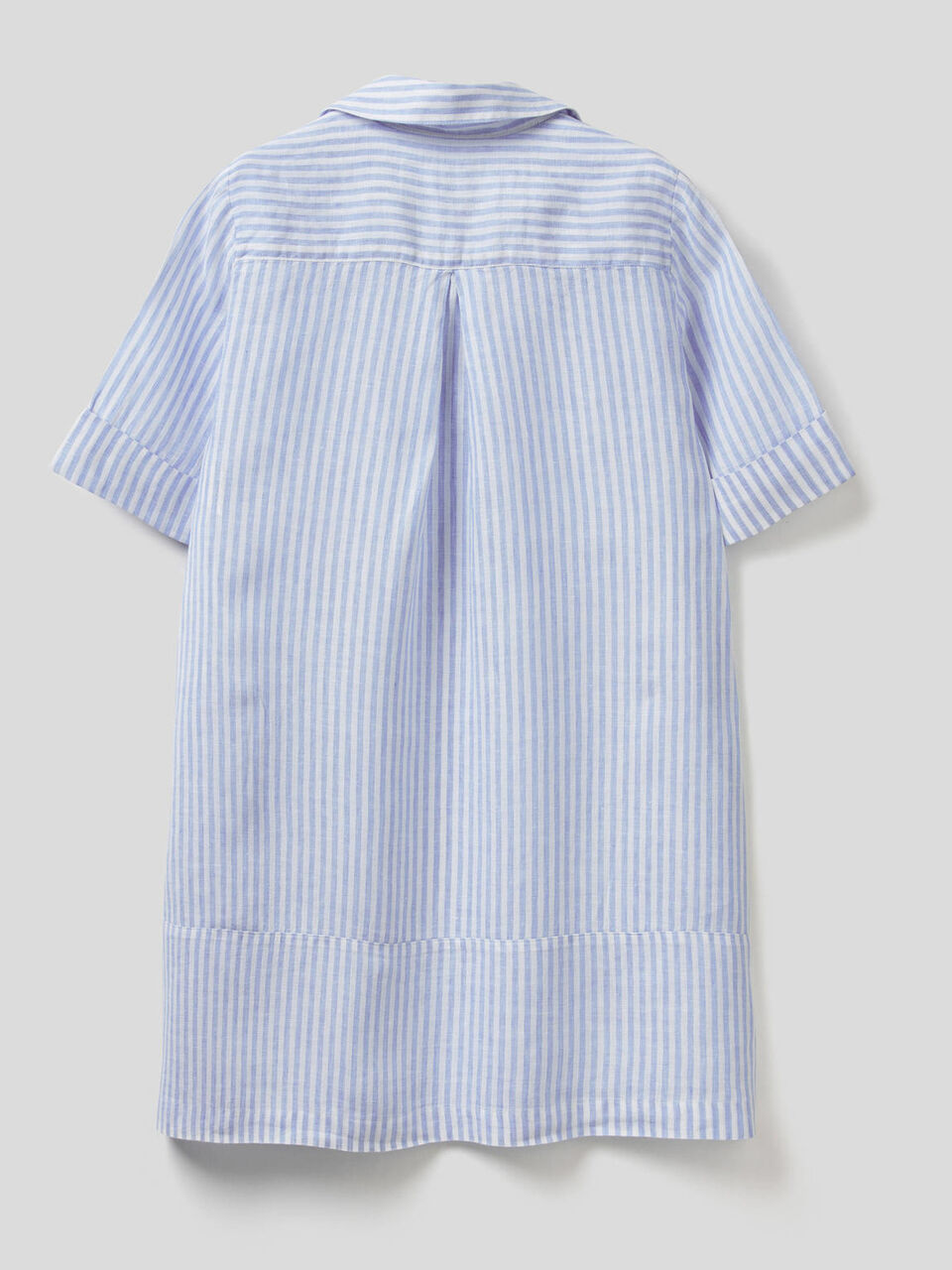 Kurzes Kleid aus 100% Leinen image number null