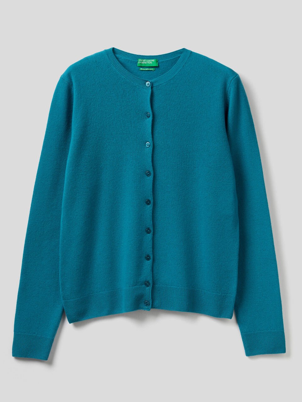 Strickjacke aus reiner Schurwolle mit Rundausschnitt image number 1