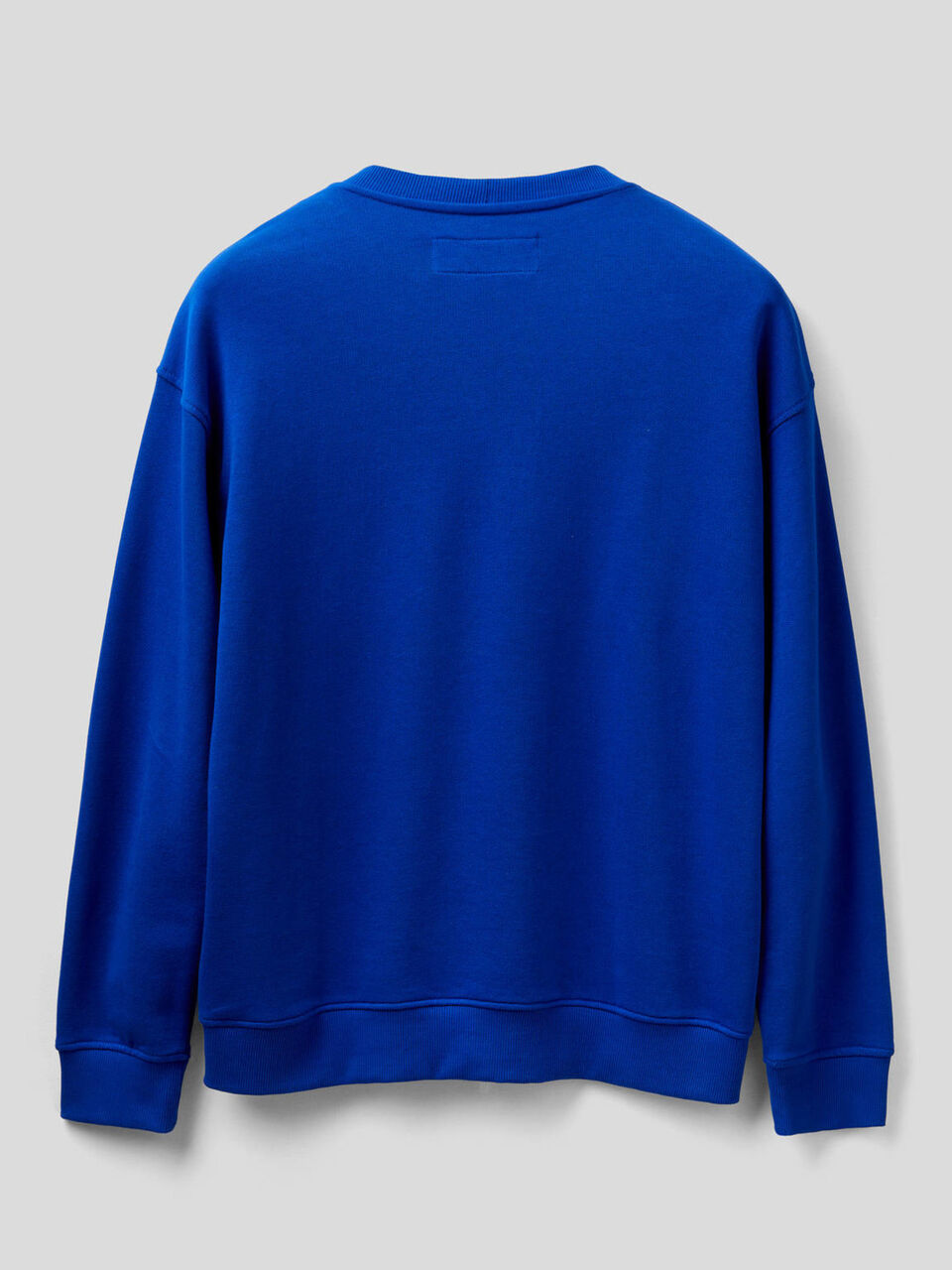 Sweatshirt in 100% Baumwolle mit aufgenähtem Logo image number 2