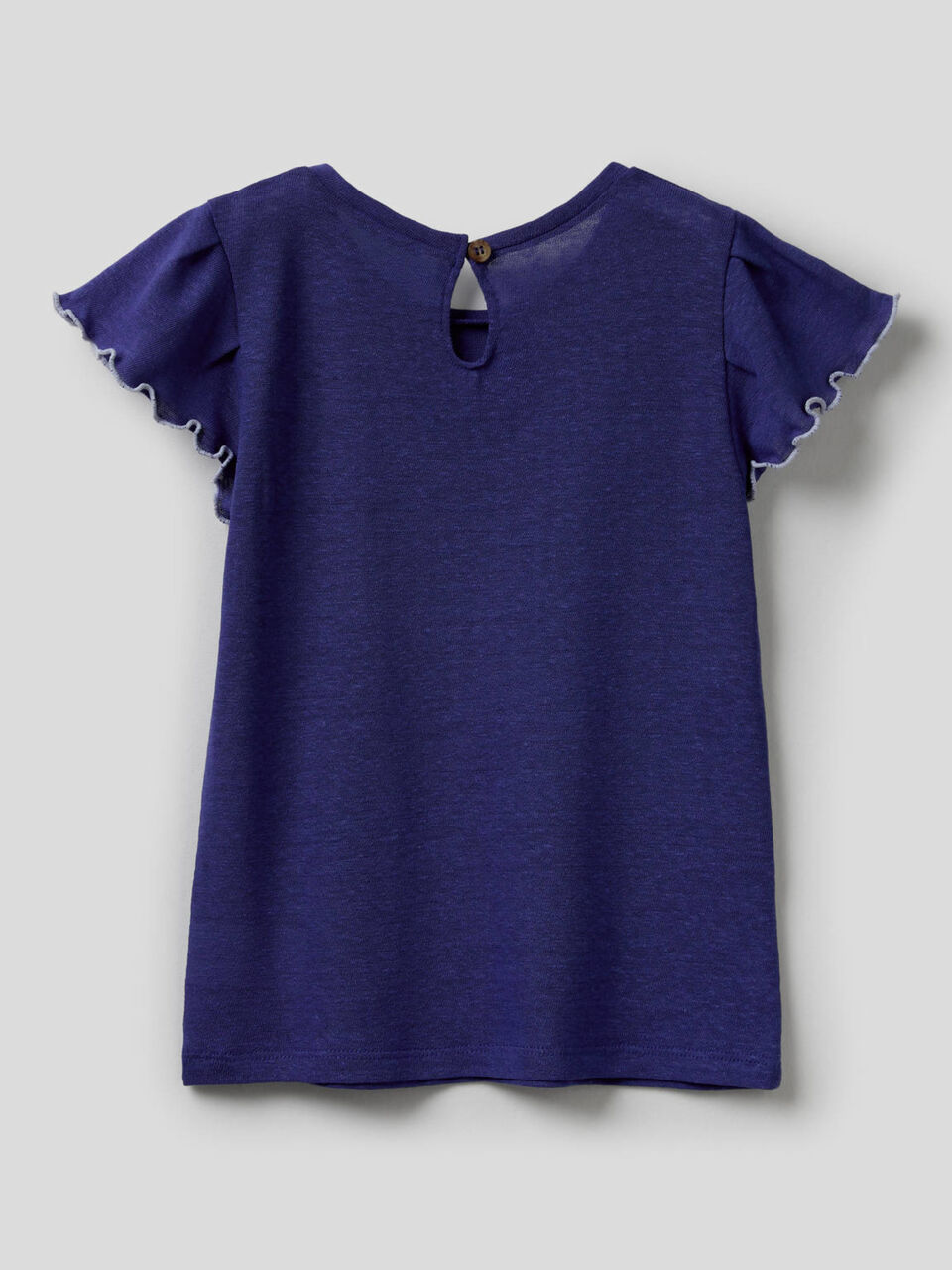 T-Shirt mit Volant-Ärmeln image number null