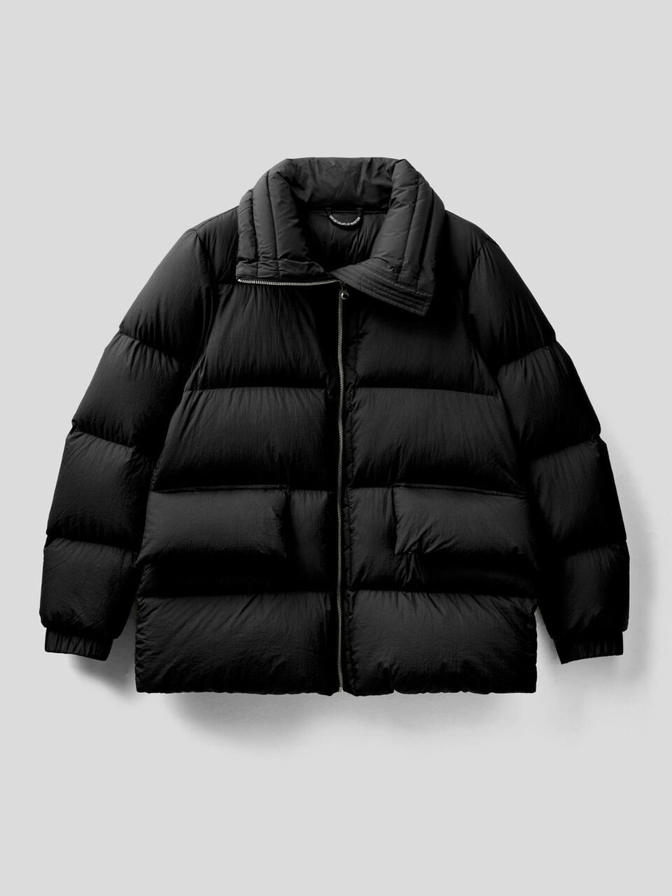 Midi-Daunenjacke mit weitem Kragen image number 1