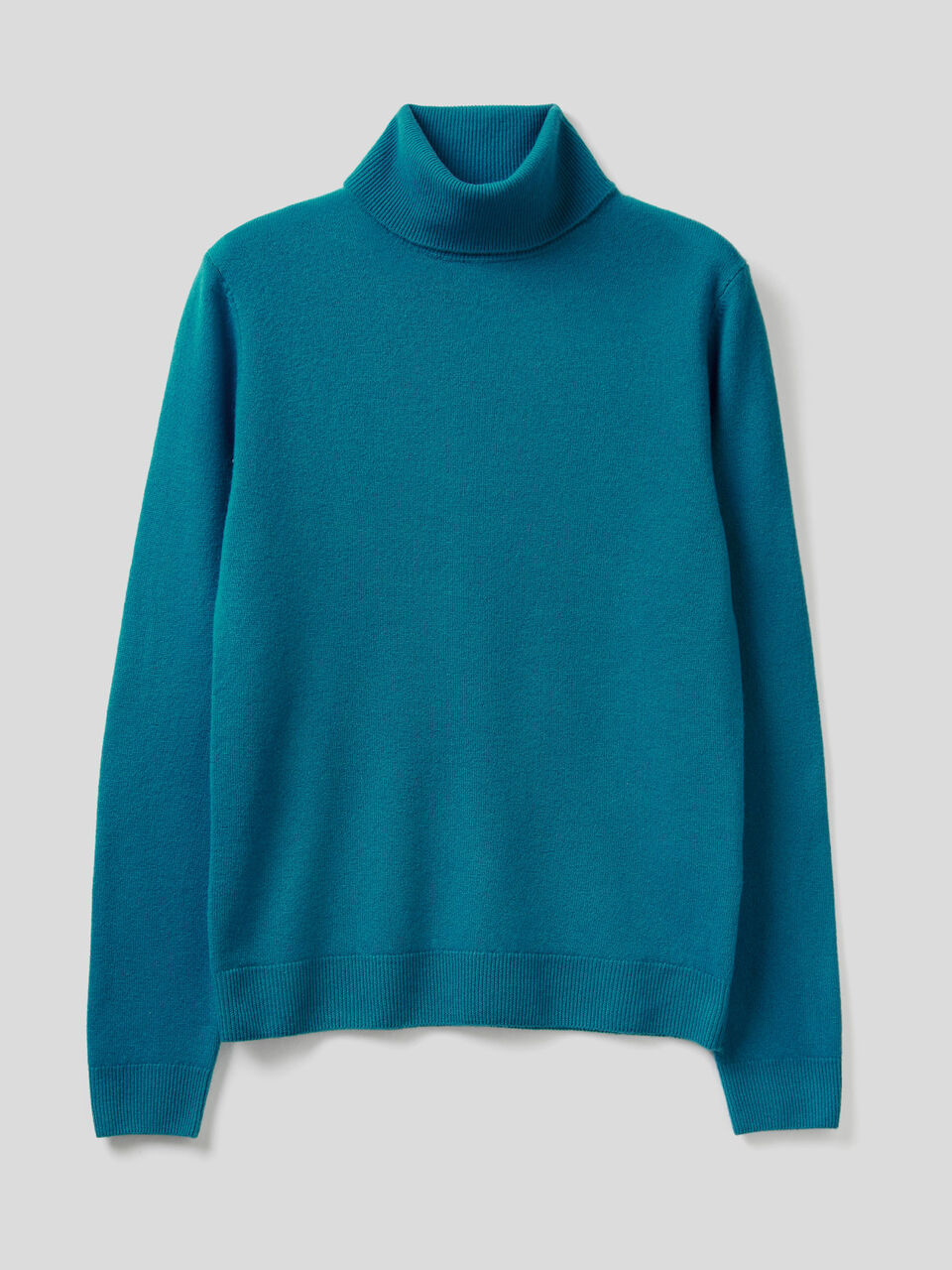 Rollkragenpullover aus reiner Schurwolle image number 1