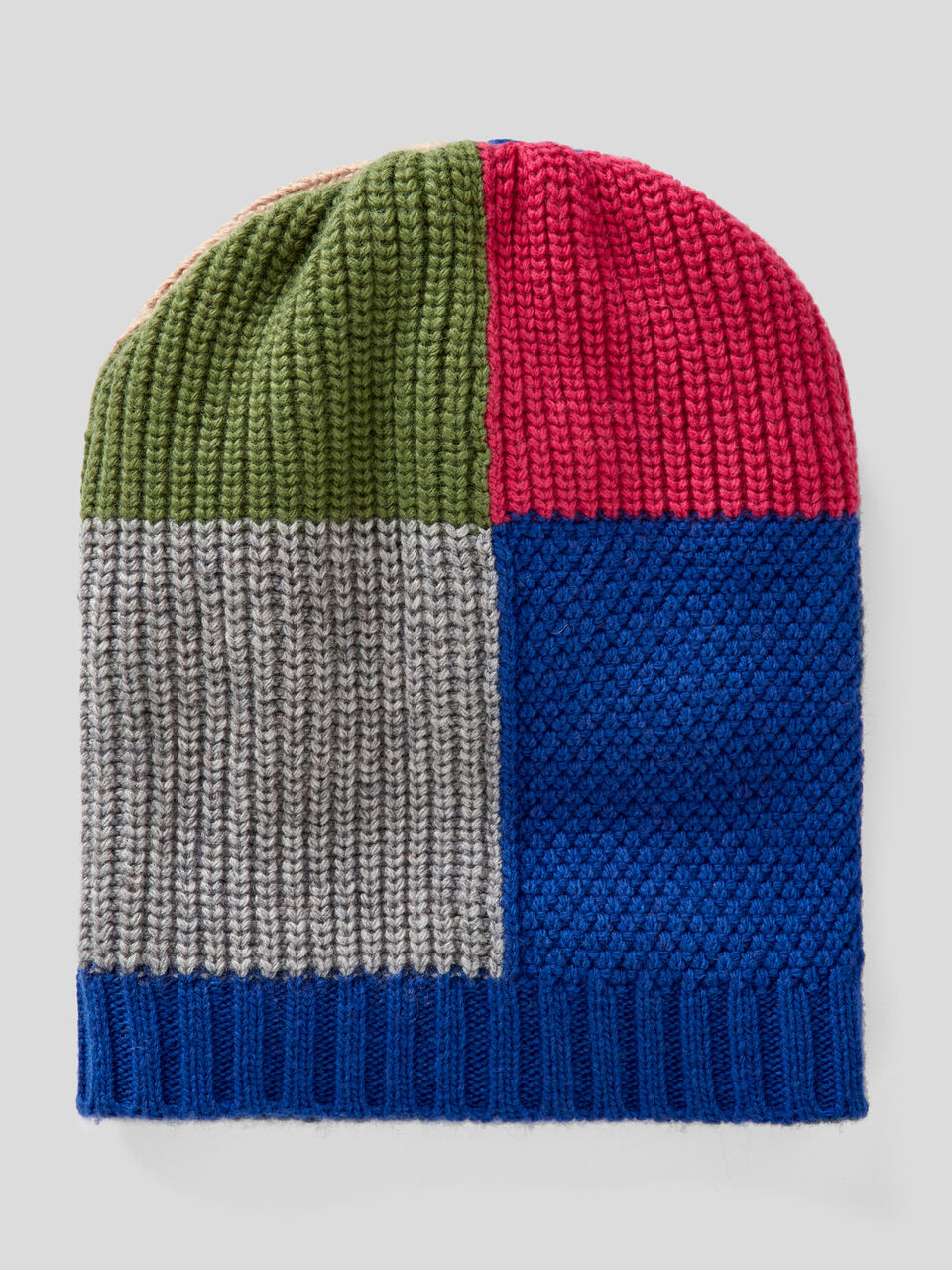 Bunte Mütze in einer Mischung aus Wolle und Cashmere image number 2