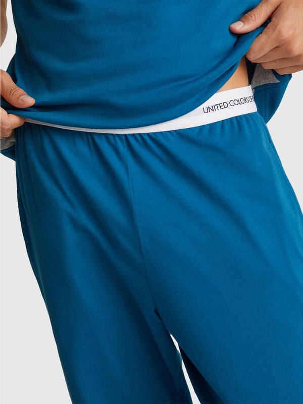 Hose mit Logo-Gummizug Hose mit Logo-Gummizug Herren