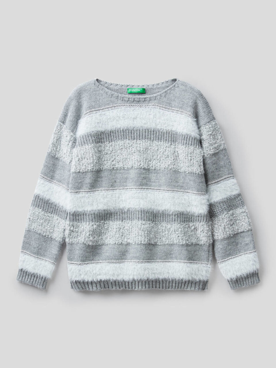 Pullover mit Verarbeitung im Streifenmuster image number 1