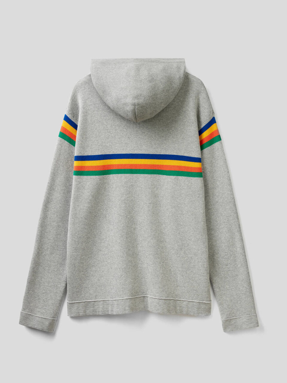 Pullover aus Trikot-Baumwolle mit Kapuze image number 2