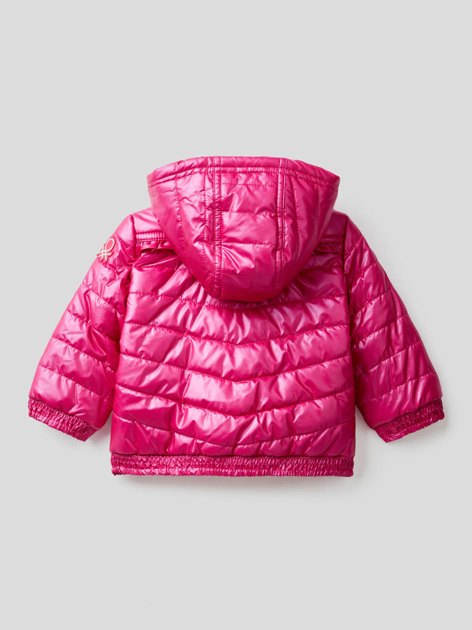 Wattierter Parka mit Rüsche image number 2