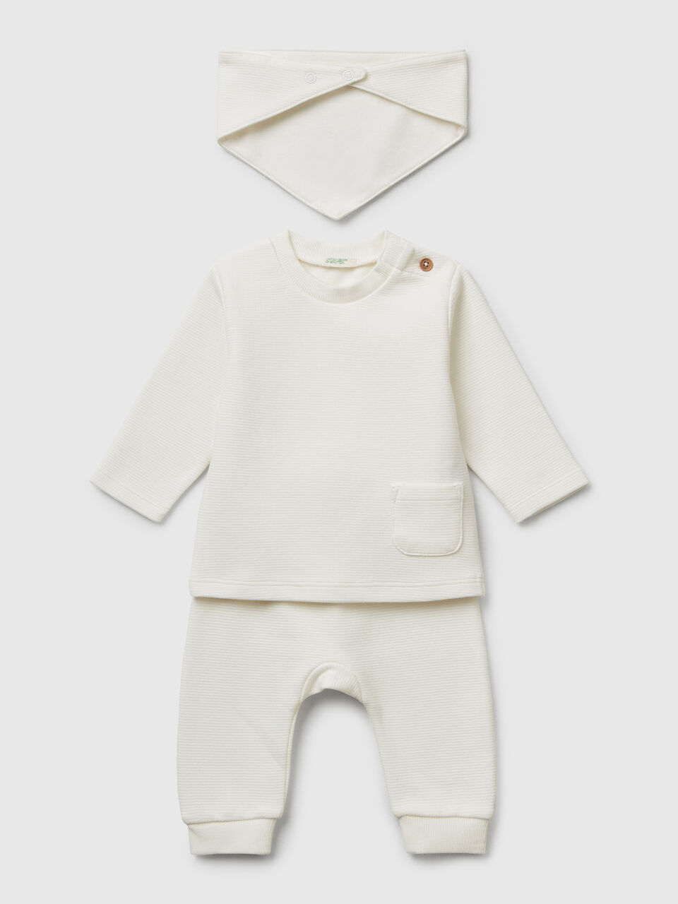 T-SHIRT+TROUS+NAP-KI Newborn image number 2