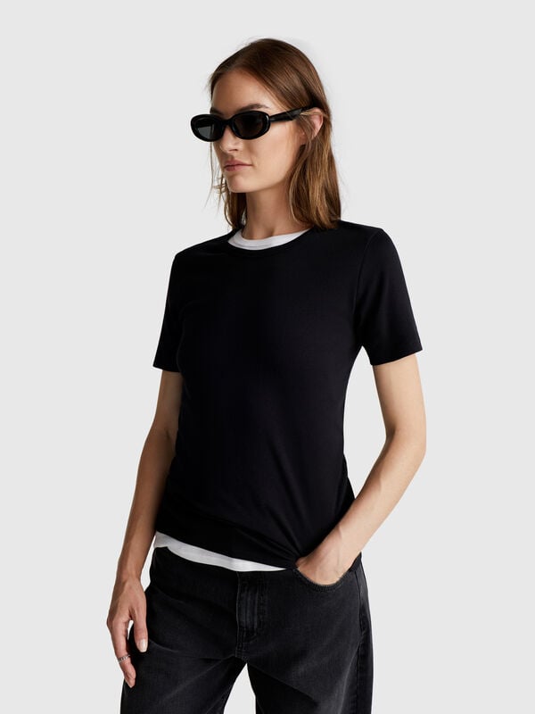 T-Shirt mit normaler Passform Damen