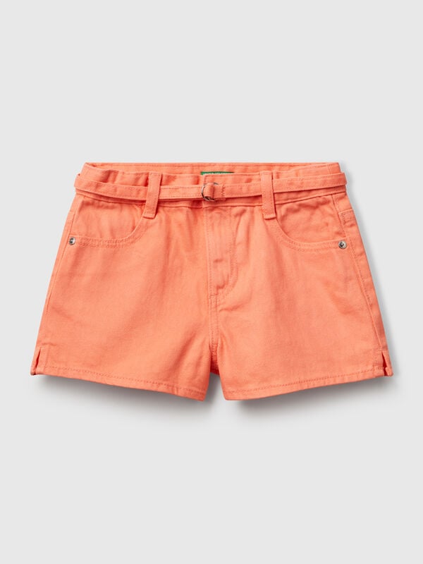 Shorts mit Gürtel Mädchen