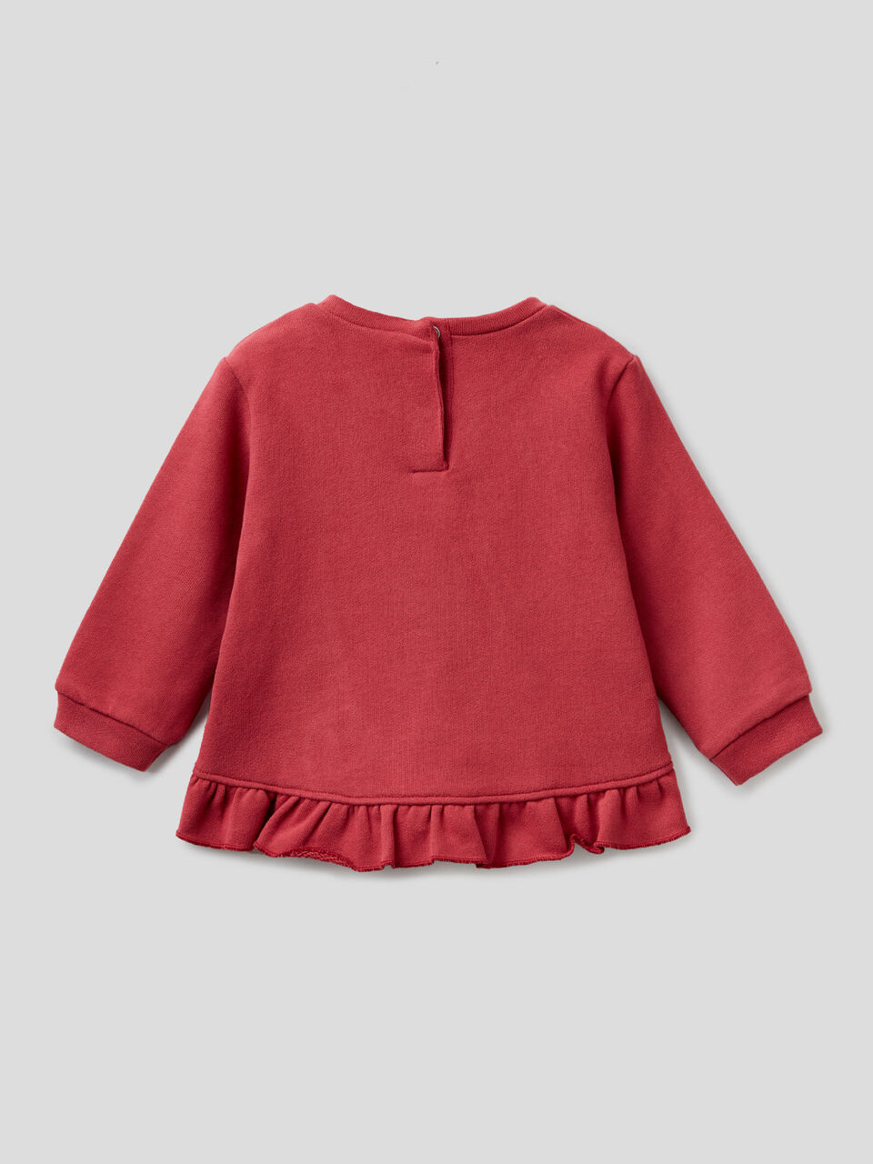Sweatshirt aus Bio-Baumwolle mit Rüschen image number 2