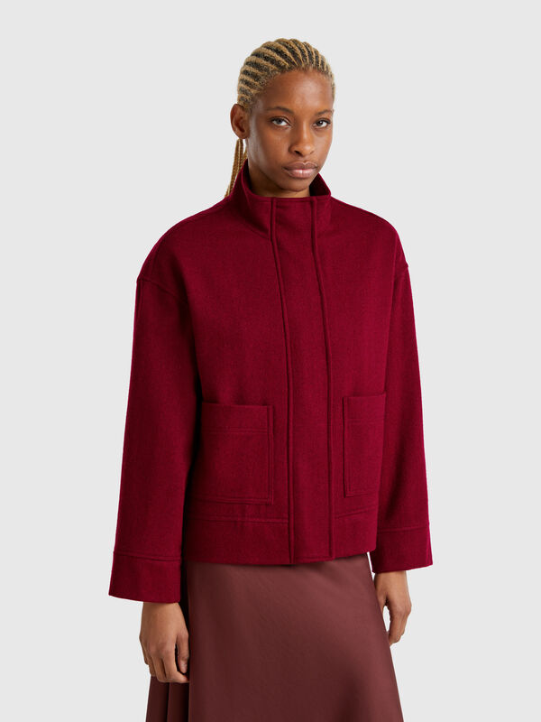 Jacke aus Wollmischung Damen