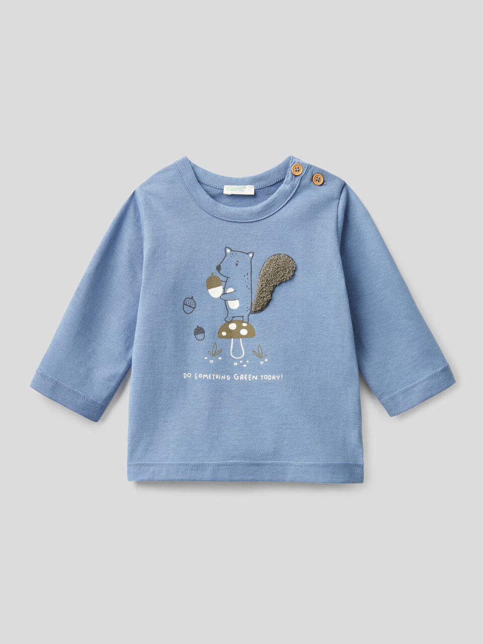 T-Shirt aus Bio-Baumwolle mit Stickerei image number 1