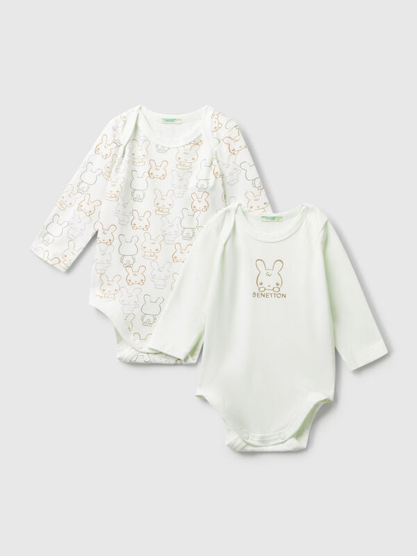Zwei langärmelige Bodys Zwei langärmelige Bodys Newborn