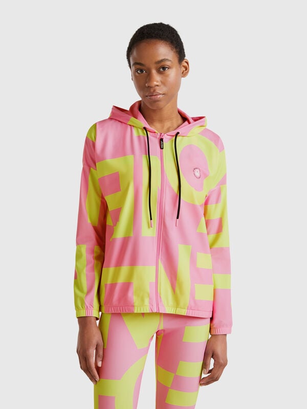 Sport-Sweatshirt mit Logo-Print Damen