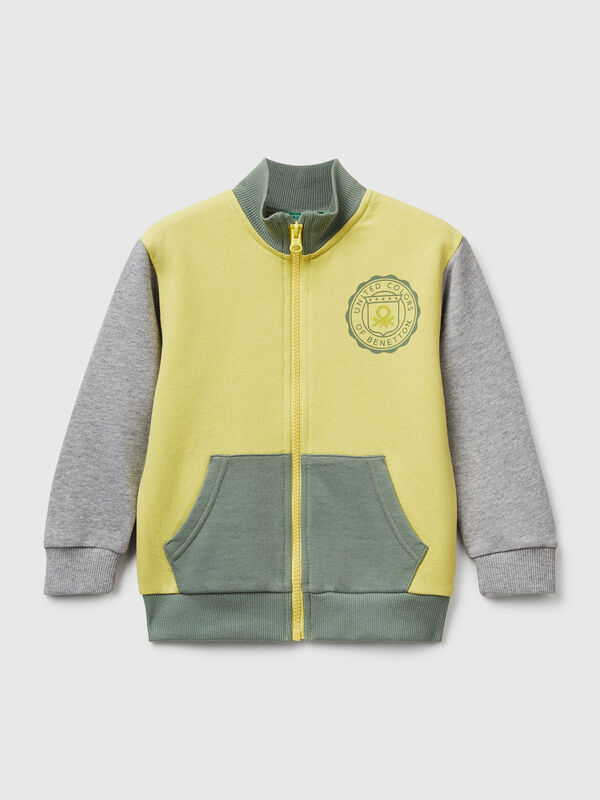 Baumwoll-Sweatshirt mit Logo Jungen