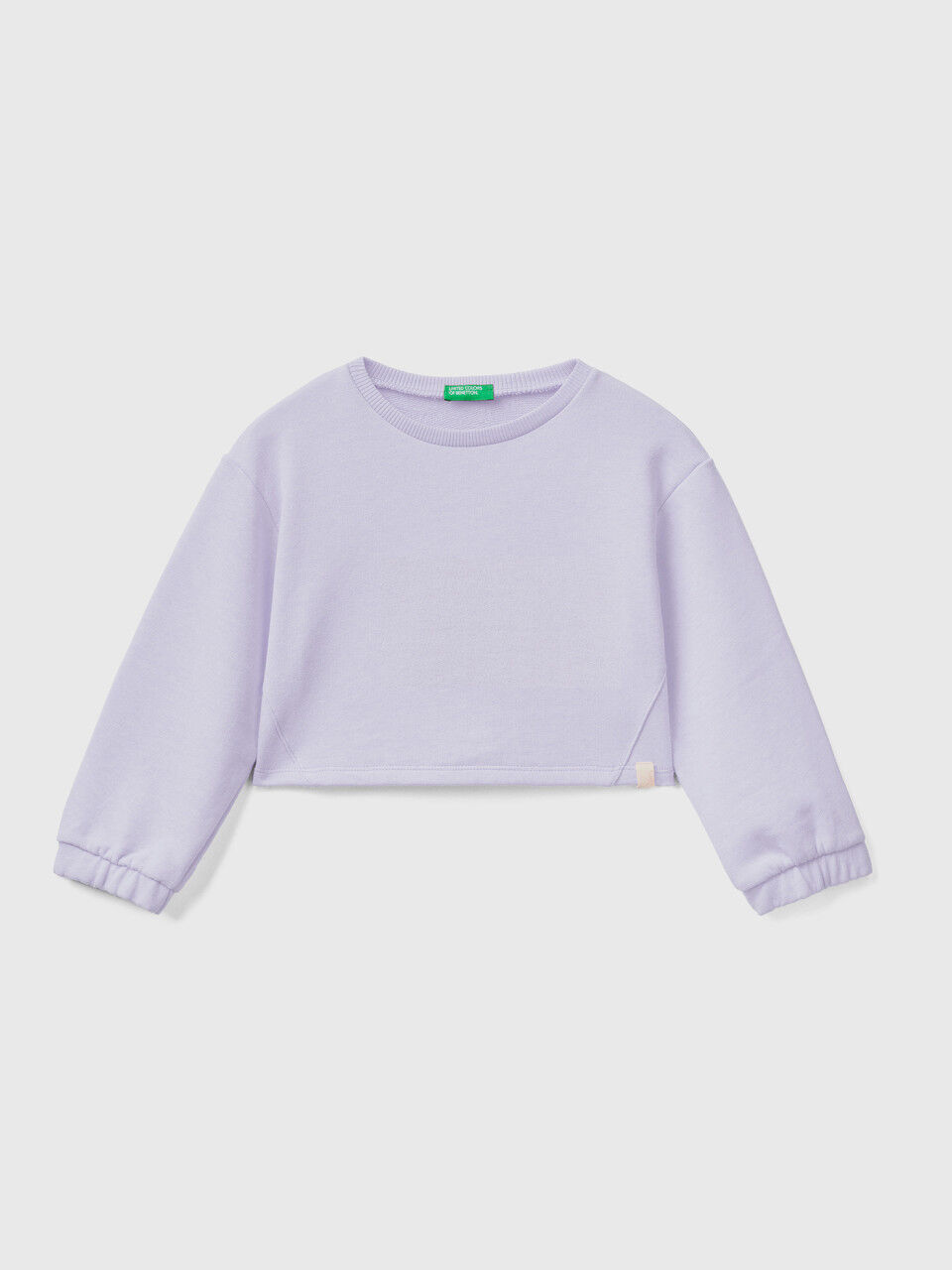 Cropped-Sweatshirt aus recyceltem Stoff