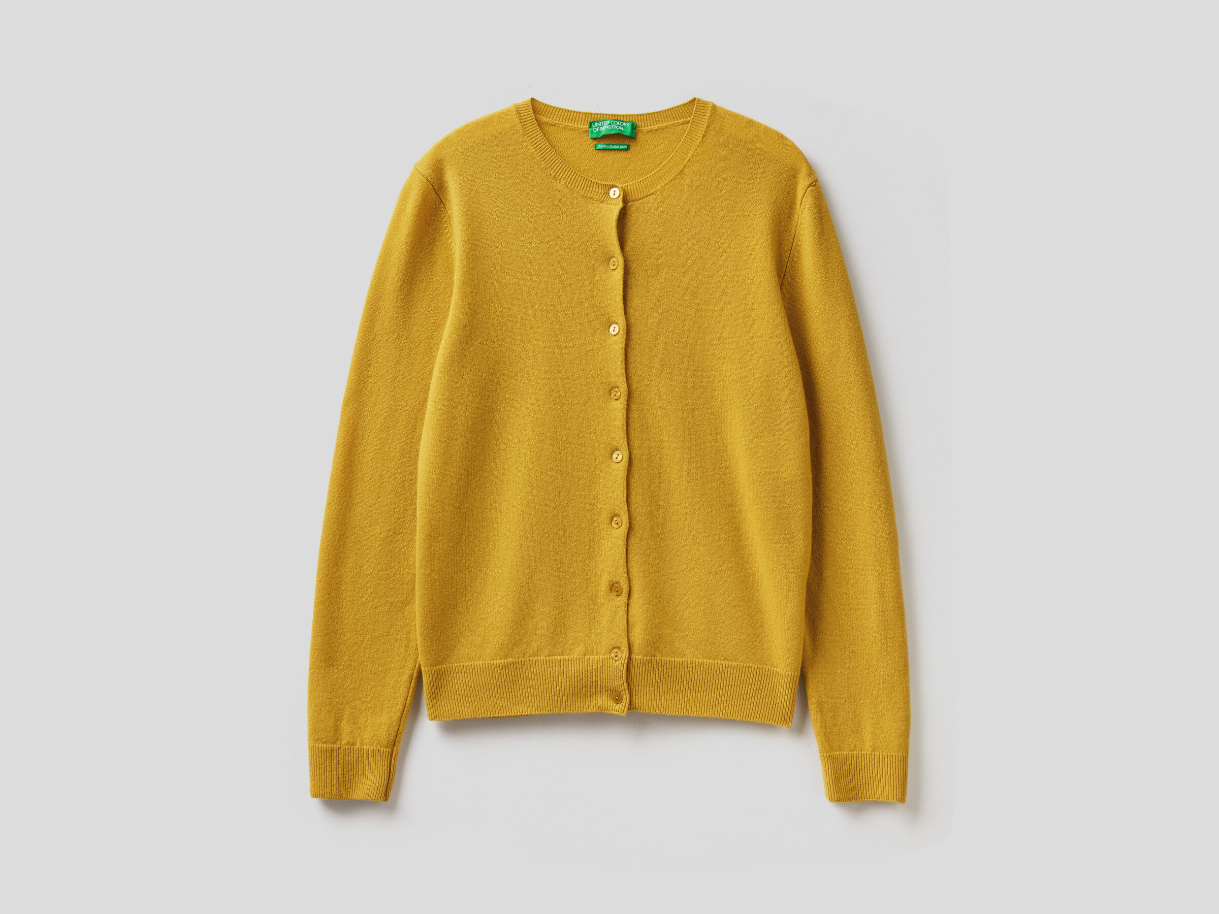 Strickjacke aus reiner Schurwolle mit Rundausschnitt image number 5